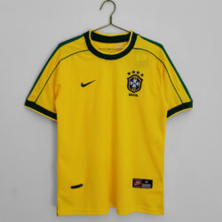 Áo Bóng Đá Retro Đội Tuyển Brazil Mùa 1998 Sân Nhà