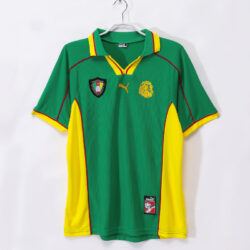 Áo Bóng Đá Retro Đội Tuyển Cameroon Mùa 1998/99 Sân Nhà