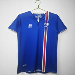 Áo Bóng Đá Retro Đội Tuyển Iceland Mùa 2016/17 Sân Nhà