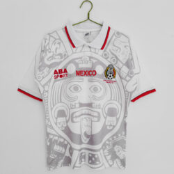 Áo Bóng Đá Retro Đội Tuyển Mexico Mùa 1998 Sân Khách