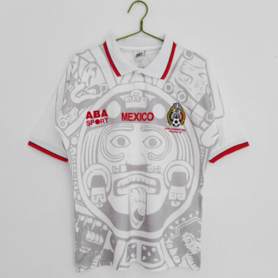 Áo Bóng Đá Retro Đội Tuyển Mexico Mùa 1998 Sân Khách