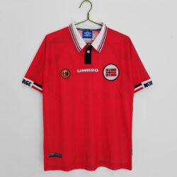 Áo Bóng Đá Retro Đội Tuyển Na Uy Mùa 1998/99 Sân Nhà