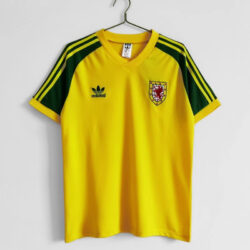 Áo Bóng Đá Đội Tuyển Wales Mùa 1982 Sân Khách