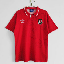 Áo Bóng Đá Đội Tuyển Wales Mùa 1992/94 Sân Nhà